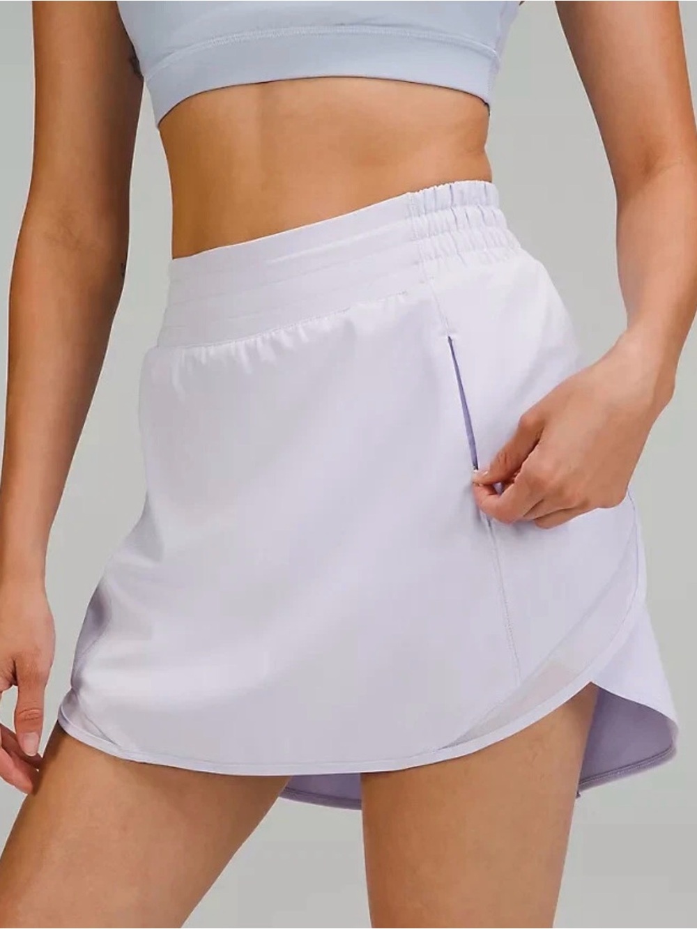 NWOT lululemon blue tennis skirt
